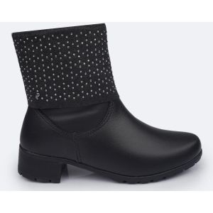 BOTA INFANTIL FEMININA PAMPILI BRILHO PRETA 710004