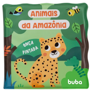 LIVRINHO DE BANHO ANIMAIS DA AMAZÔNIA BUBA