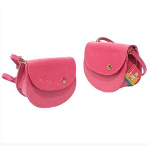 BOLSA TRANSVERSAL ROSA GLITTER TIA LOLLA