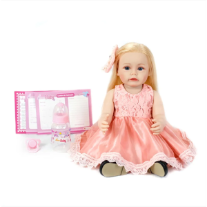 BONECA BEBE REBORN LAURA BABY LISA 18" 100% VINIL