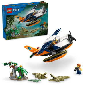 LEGO CITY AVIÃO AQUÁTICO EXPLORADOR DA SELVA