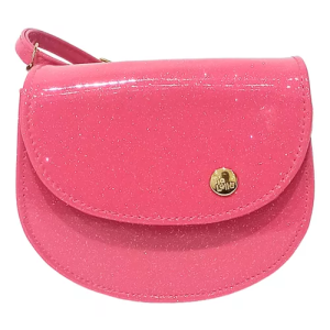 BOLSA TRANSVERSAL ROSA GLITTER TIA LOLLA