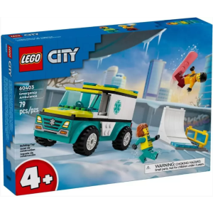 LEGO AMBULANCIA DE EMERGENCIA 79 PEÇAS