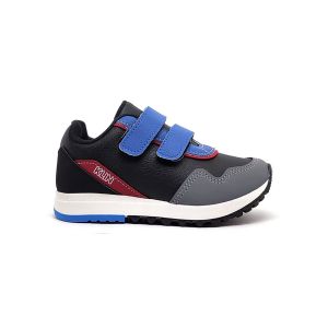 KLIN TENIS WALK  PRETO/ AZUL RIVERA/ VERMELHO