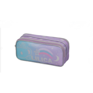 ESTOJO DUPLO ESCOLAR LILICA RIPILICA LILAS 971AF14