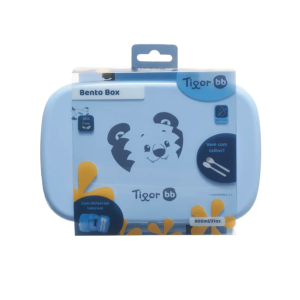 LANCHEIRA BENTO BOX COM TALHER  TIGOR BB ALIMENTAÇÃO