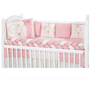 Kit Berço Royal Amor Dançarina Rose 11 Peças