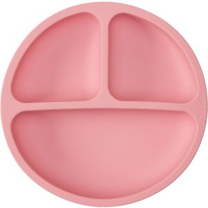 Pratinho em Silicone com Ventosa Rosa Buba